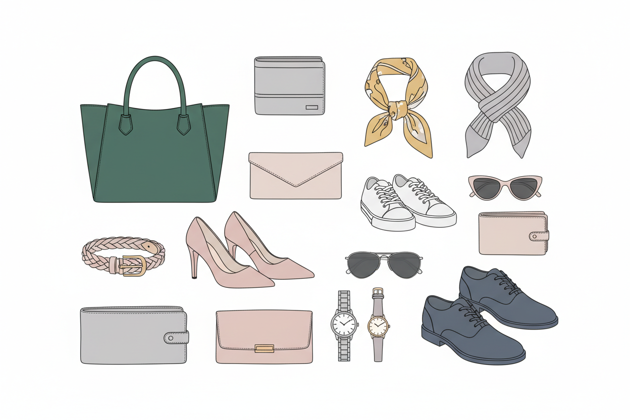 Bags, shoes, accessories